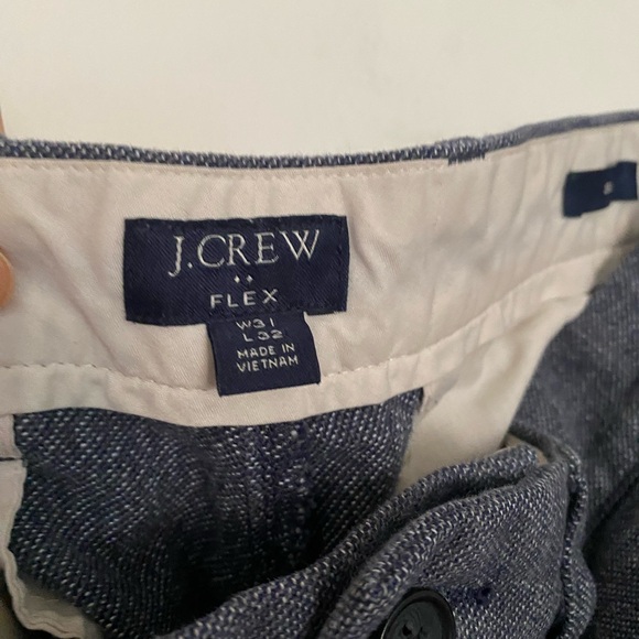 J. Crew Men’s Dark Blue Flex Slim Pants - Picture 2 of 3